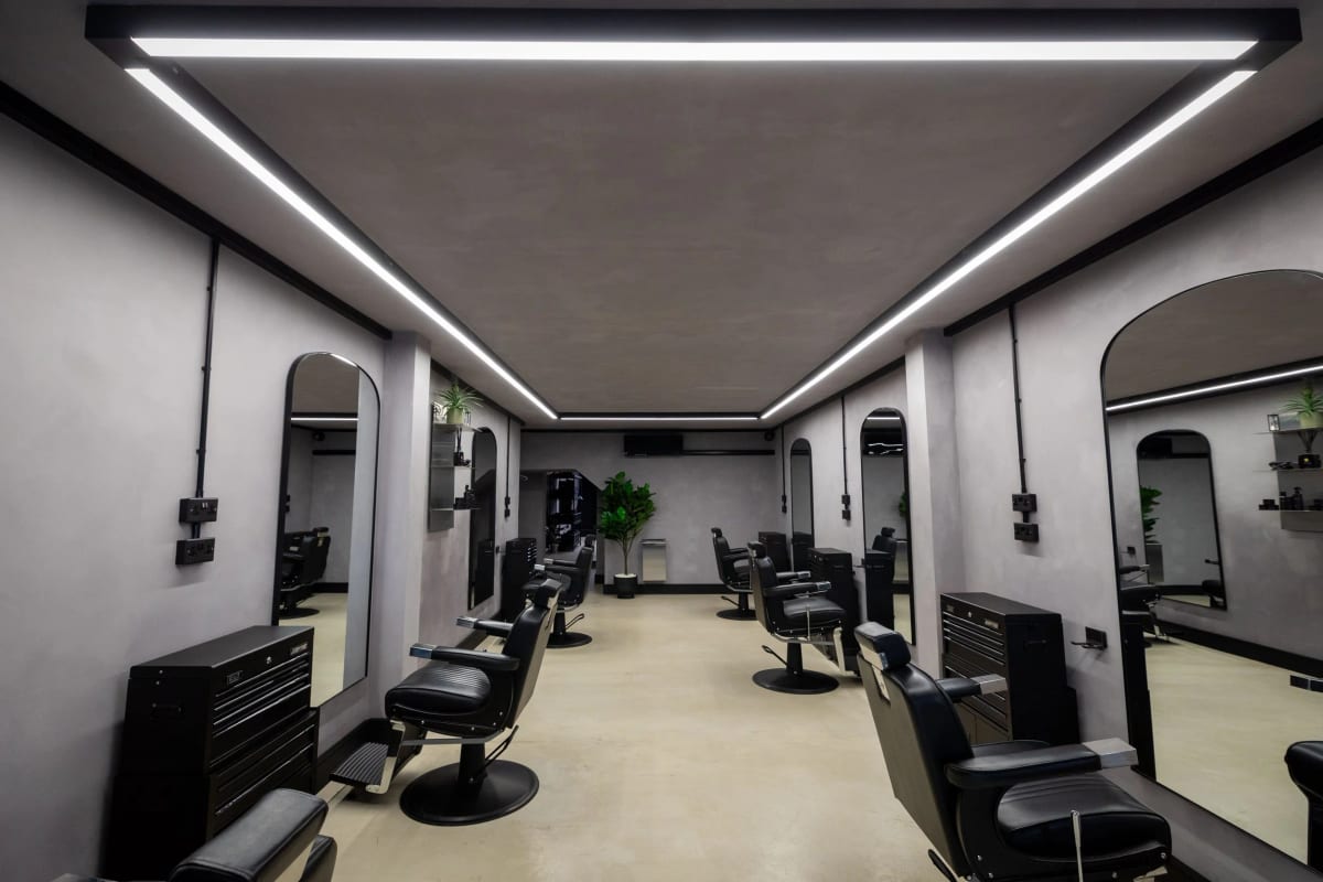 The salon floor at The P2 Collective