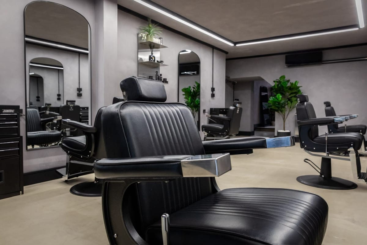 The styling chairs at The P2 Collective